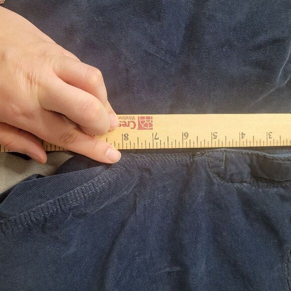 Free People Corduroy Dark Peacock Pants Size 26 - Picture 5 of 7